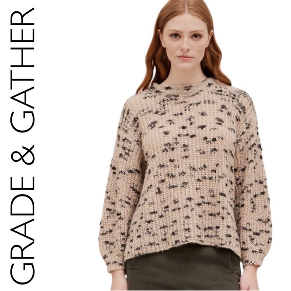 grade & gather Sweaters - 230:  GRADE & GATHER NWT SWEATER NATURAL